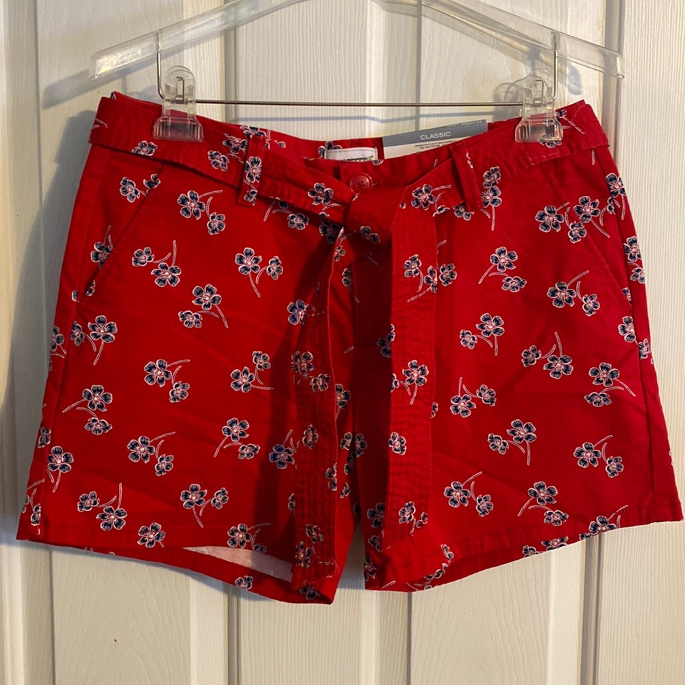 Liz Claiborne belted shorts